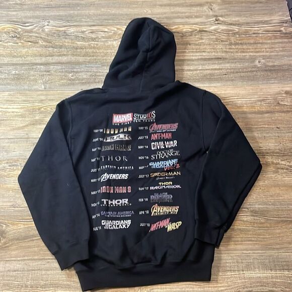 Marvel Avengers Men’s Sweatshirt Hoodie Thor Spiderman Iron Man Hulk Size Small - Picture 4 of 5